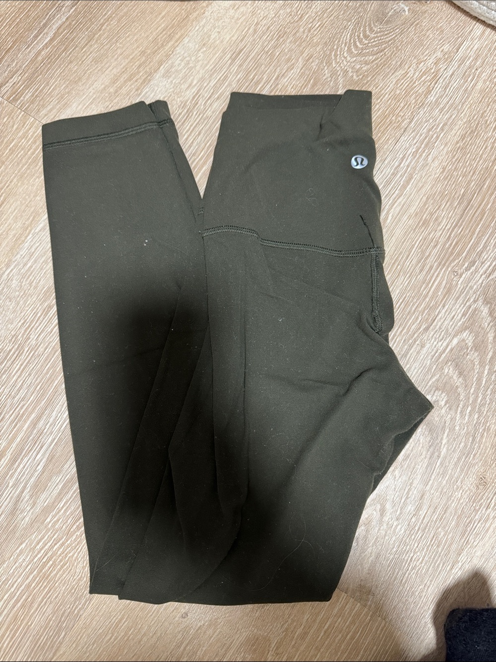 lululemon athletica Army Forest Green Women's Leggings with Logo